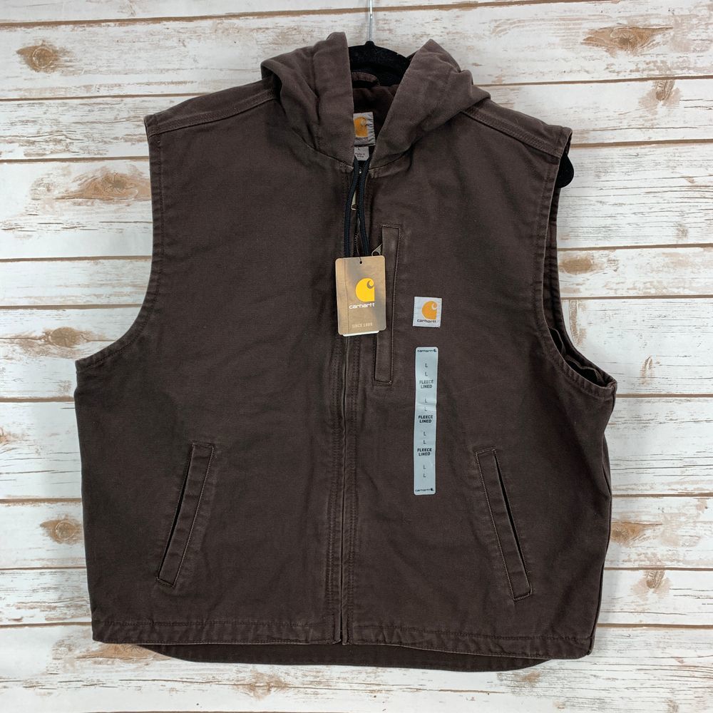 Carhartt Men's Knoxville Vest, Large, Brown - Picture 4 of 8